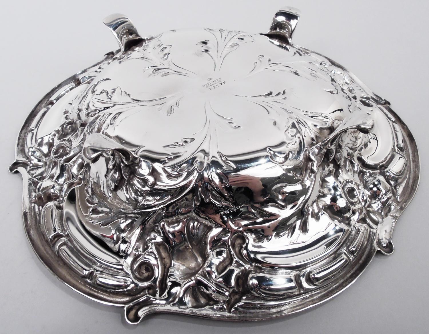 Reed & Barton American Art Nouveau Sterling Silver Bowl, 1949 1