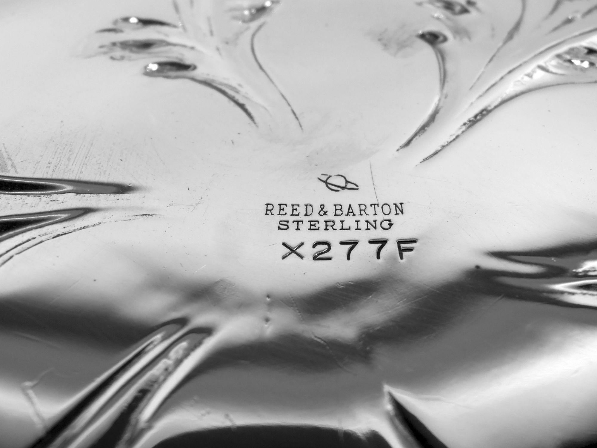 Reed & Barton American Art Nouveau Sterling Silver Bowl, 1949 2