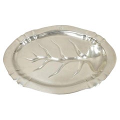 Reed & Barton Chesterfield Vassoio con posate in argento per servire la carne