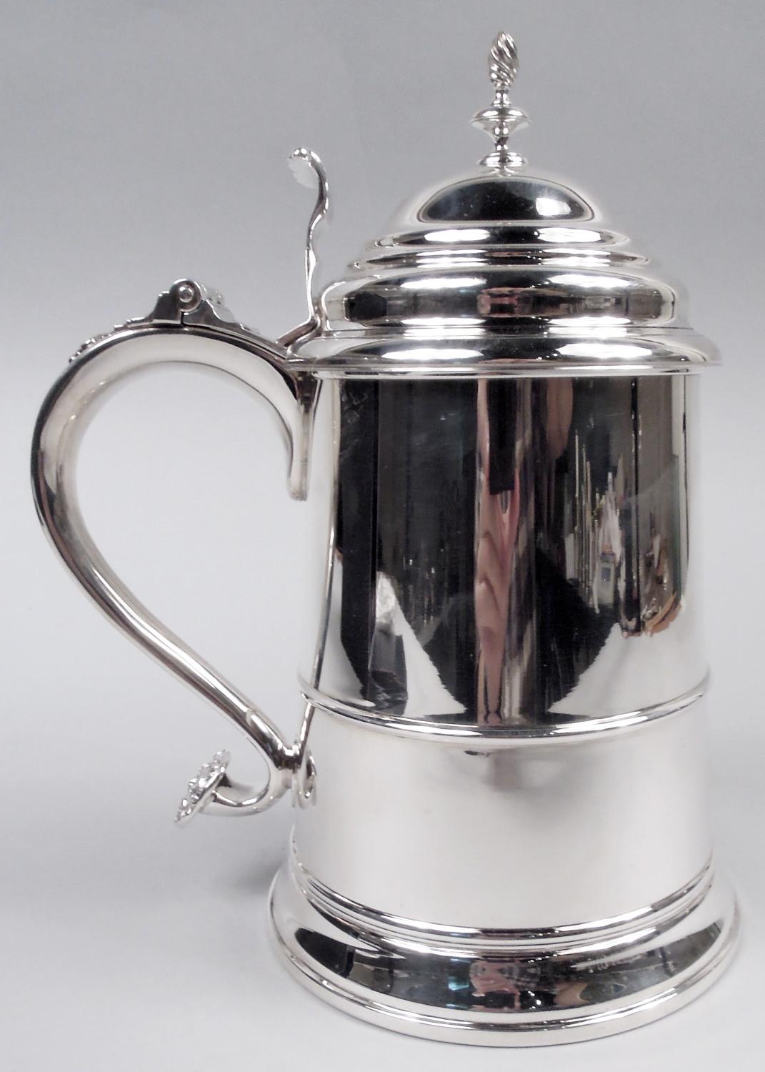 Colonial américain Tankard colonial Reed & Barton par Midnight Rider Paul Revere