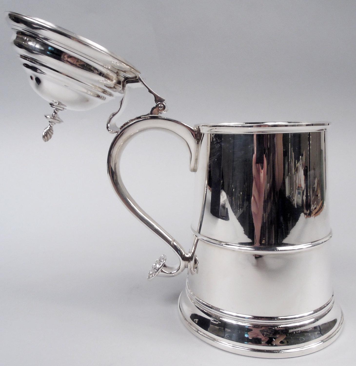 Tankard colonial Reed & Barton par Midnight Rider Paul Revere Bon état à New York, NY