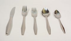 Reed & Barton Diamante Stainless Flatware Service for Eight