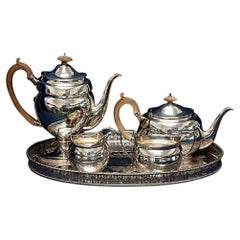 Reed & Barton English Sterling Silver 4 Piece Tea Set over 56 Oz Troy