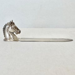 Reed & Barton Equestrian Letter Opener, 1940s USA