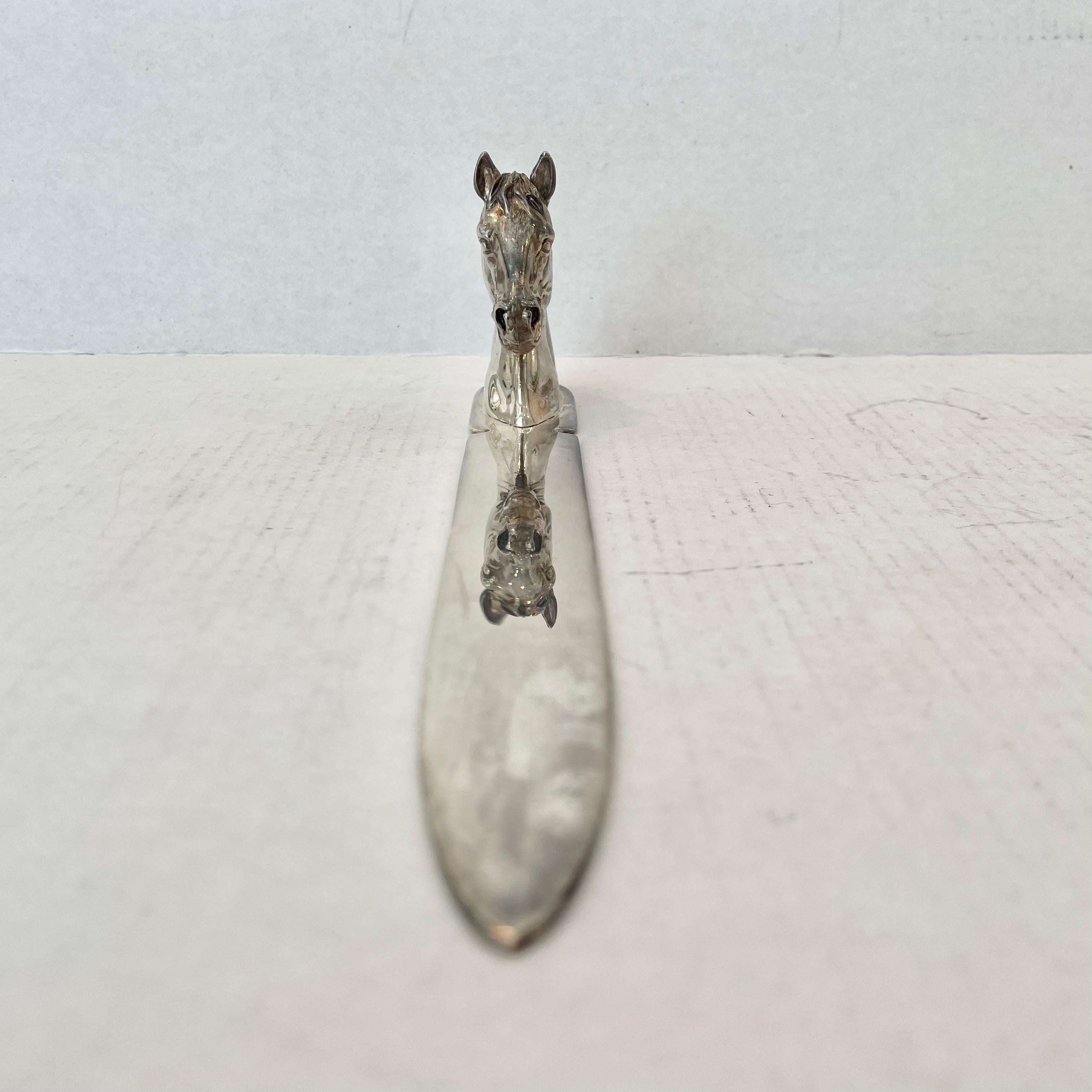 Reed & Barton Equestrian Letter Opener, 1940s USA For Sale 3