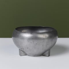 Reed & Barton Footed Bowl, Pewter, Art Deco Design, 1930s, American
