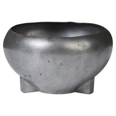 Reed & Barton Footed Bowl, Pewter, Art Deco Design, 1930s, American