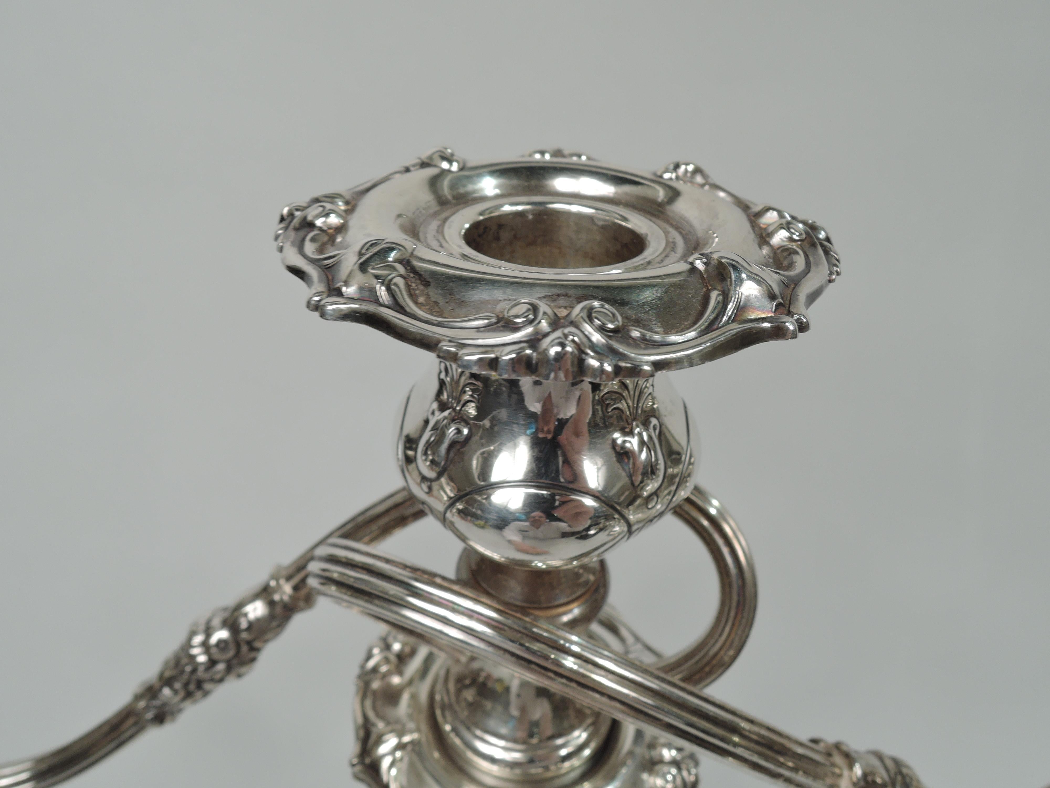 reed and barton silver candle holders