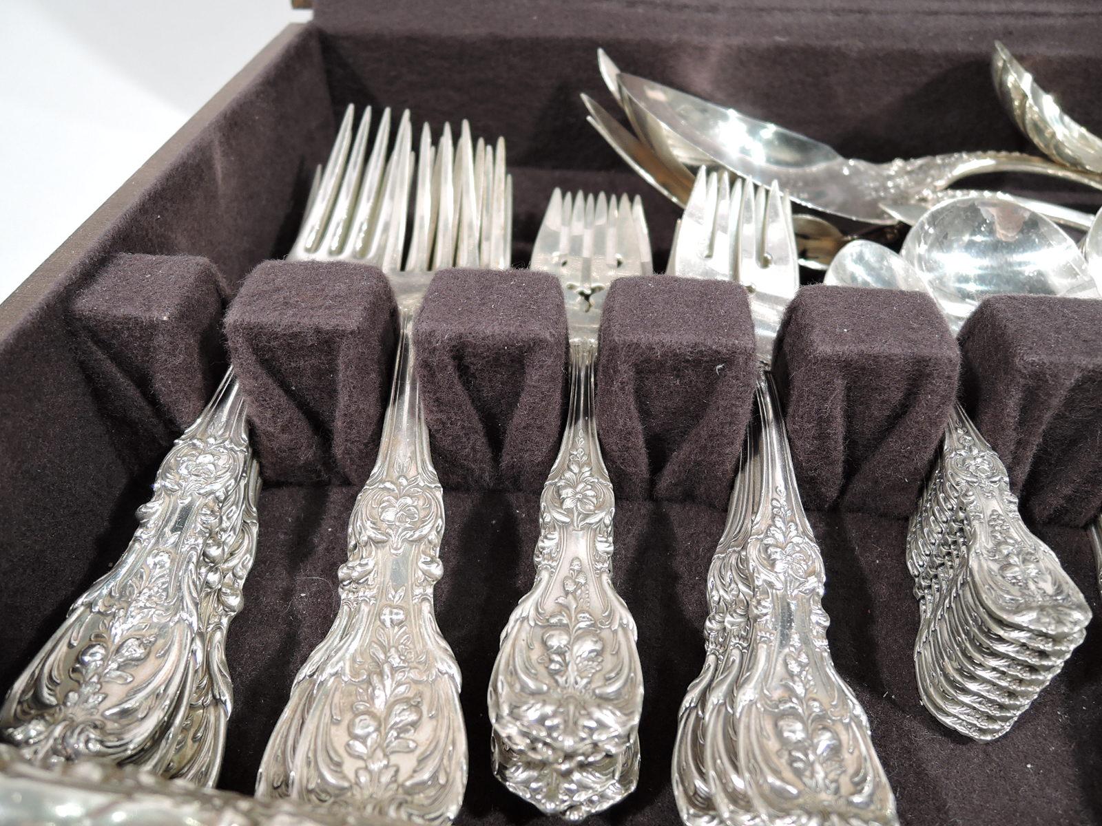 Reed & Barton Francis I Sterling Silver Set with 80 Pieces 1