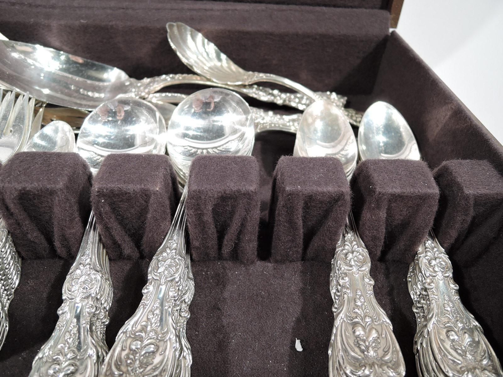 Reed & Barton Francis I Sterling Silver Set with 80 Pieces 2
