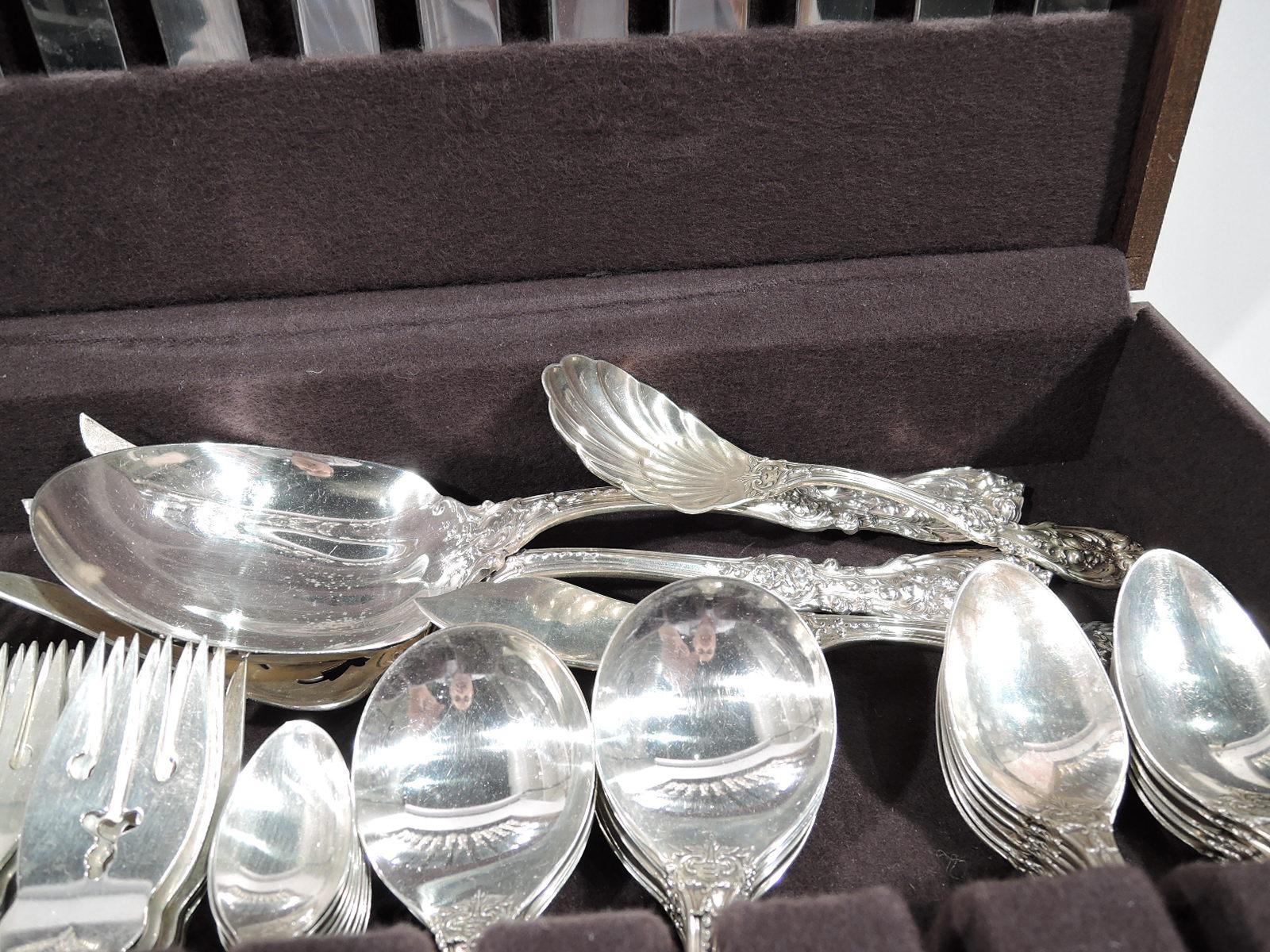 Reed & Barton Francis I Sterling Silver Set with 80 Pieces 3