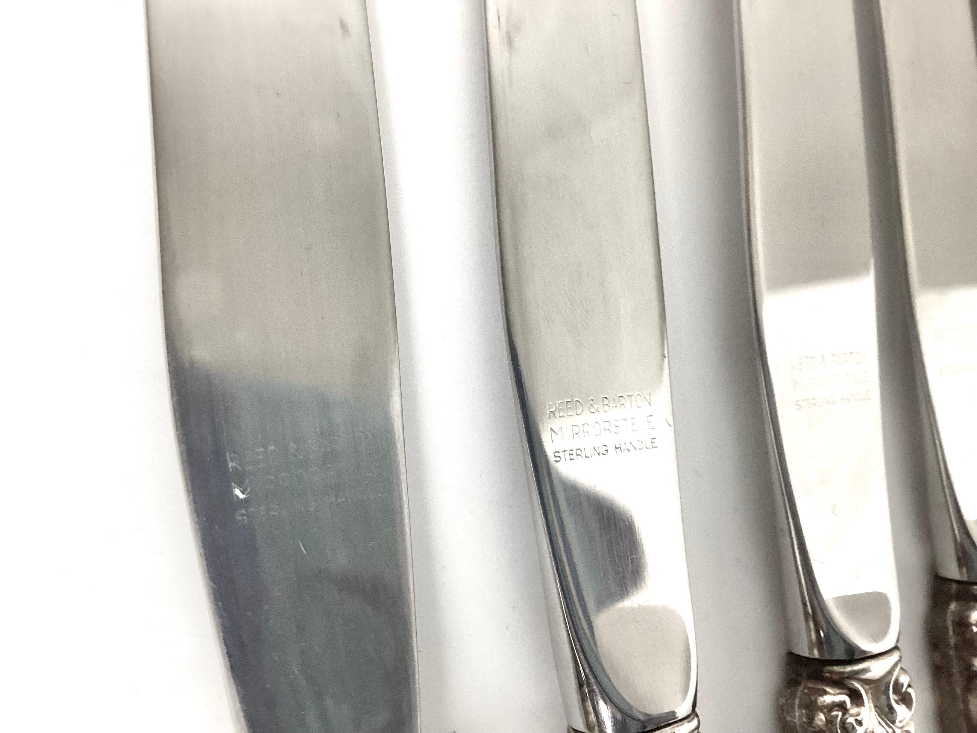 Reed & Barton Grande Renaissance Sterling Flatware Setting for 8 4