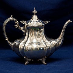 Reed & Barton Hampton Court 5 Piece Sterling Tea Set 81.16 Oz Troy