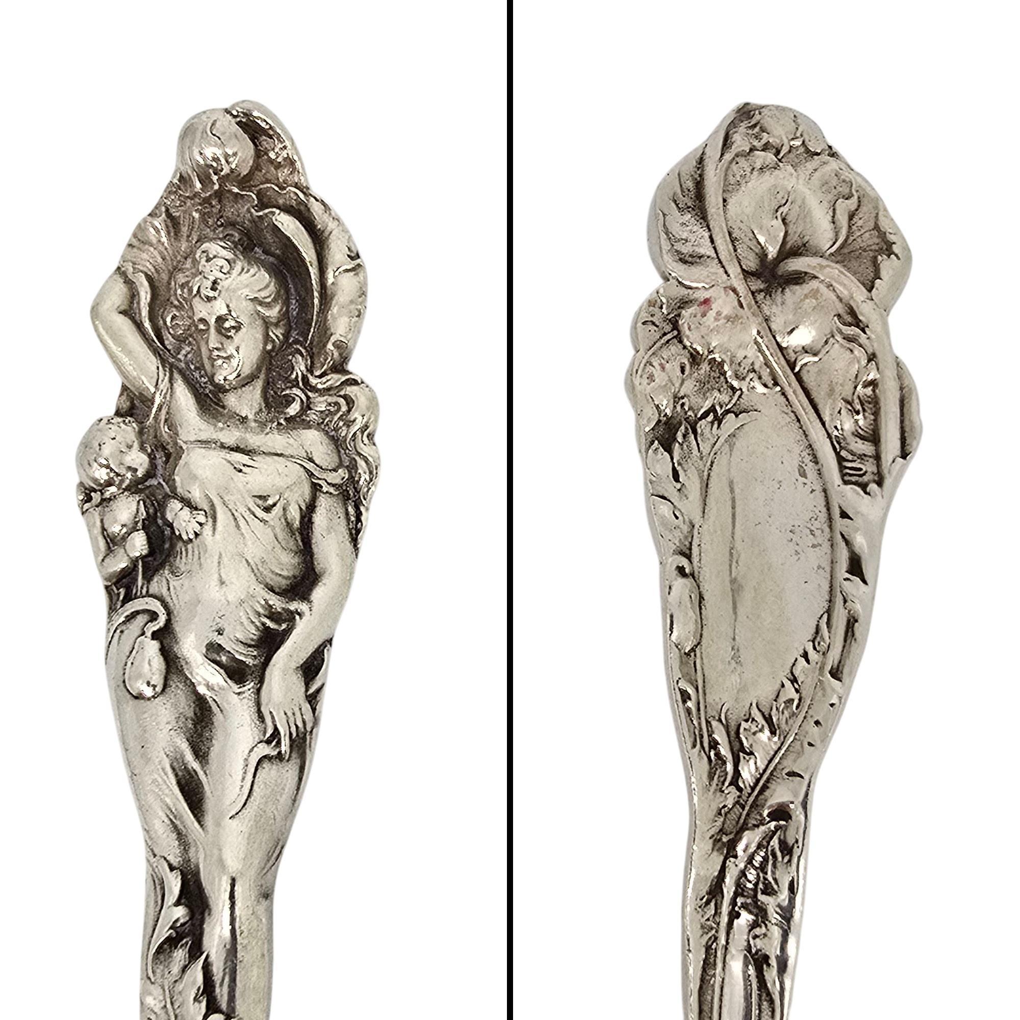 Reed & Barton Love Disarmed Forchetta da insalata grande in argento sterling #21580 in vendita 4