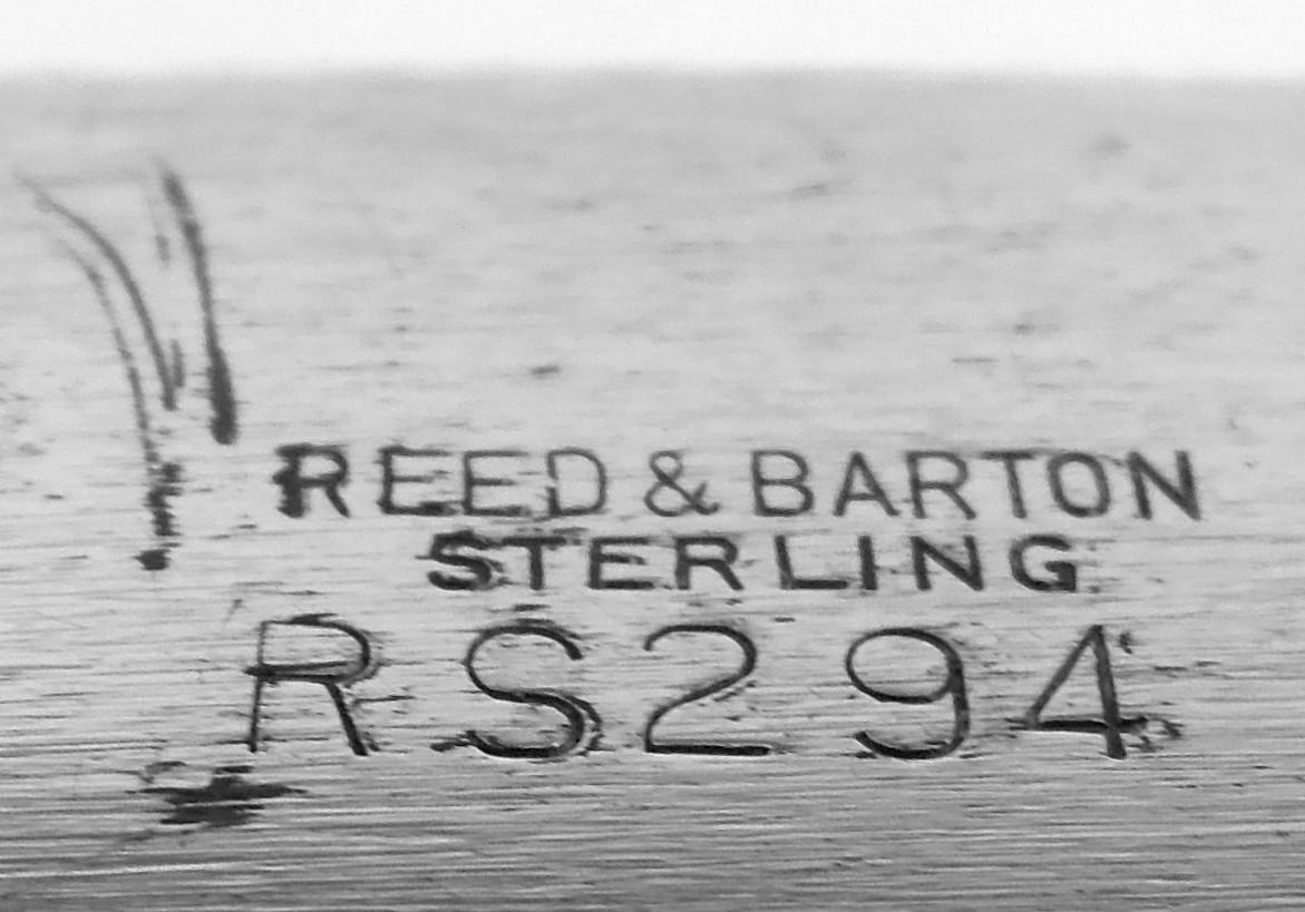Caja de plata de ley moderna de mediados de siglo Reed & Barton Plata esterlina en venta