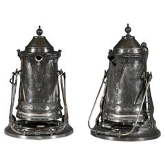 Reed & Barton, Pair of ice water Pitchers, USA, Circa 1880
