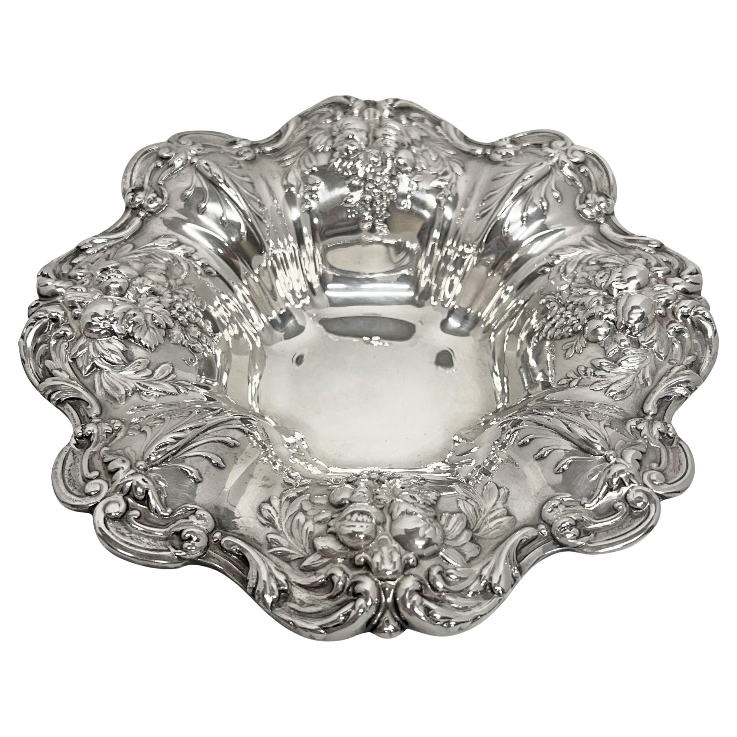 Reed & Barton Pair of Sterling Silver Francis I Compotes X598 In Excellent Condition In Palm Beach, FL