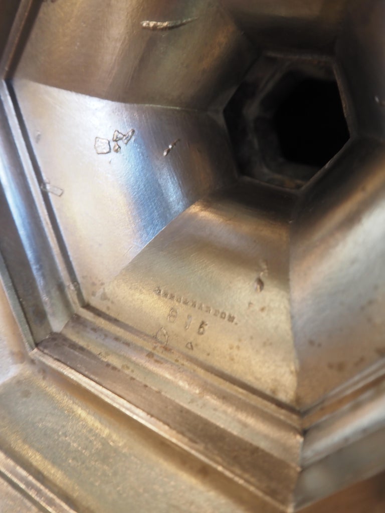 Reed and Barton Pewter 3 Arm Candelabras For Sale at 1stDibs