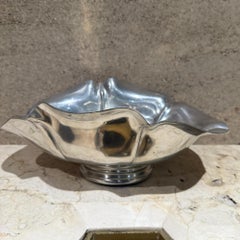 Reed & Barton Pewter Bowl Mid Century Modern Art Nouveau Style