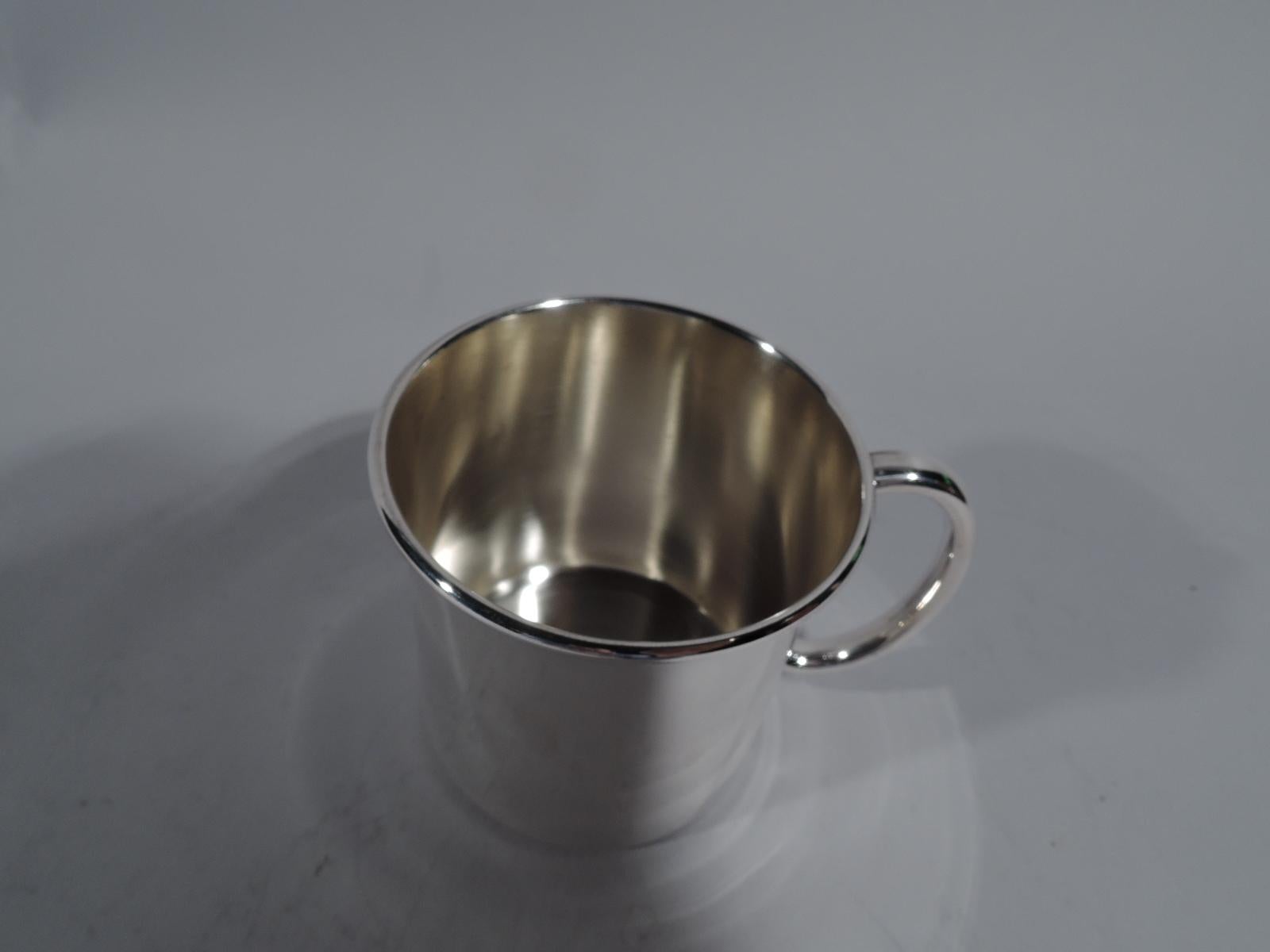 reed and barton silver baby cup