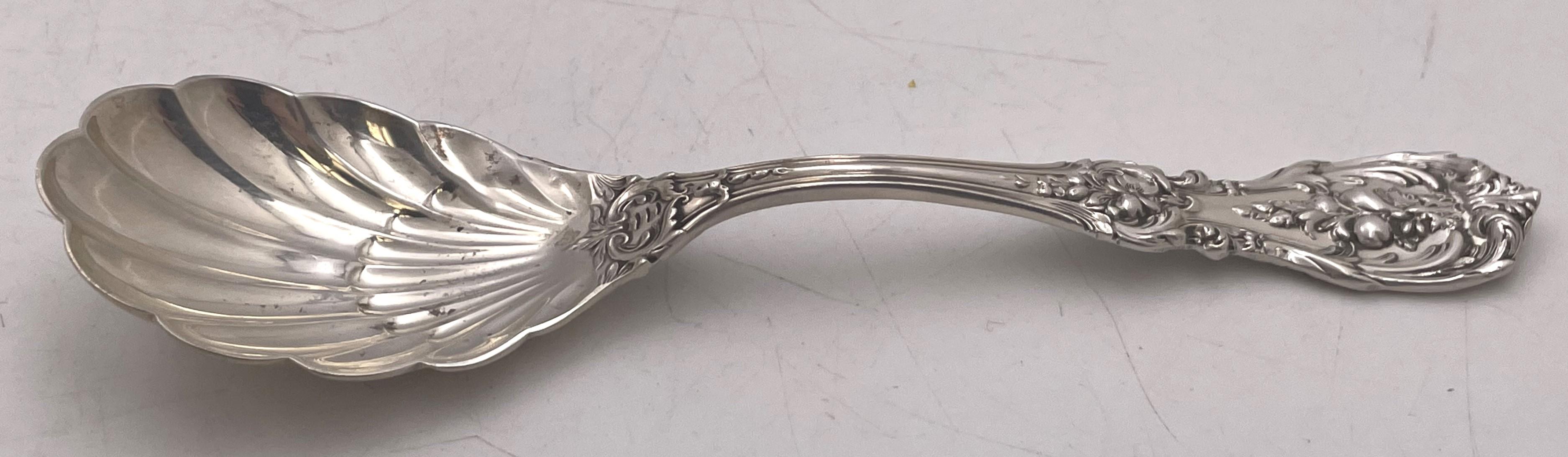 Reed & Barton: set di 6 piatti in argento sterling con motivo Francis I in stile Art Nouveau in vendita 1