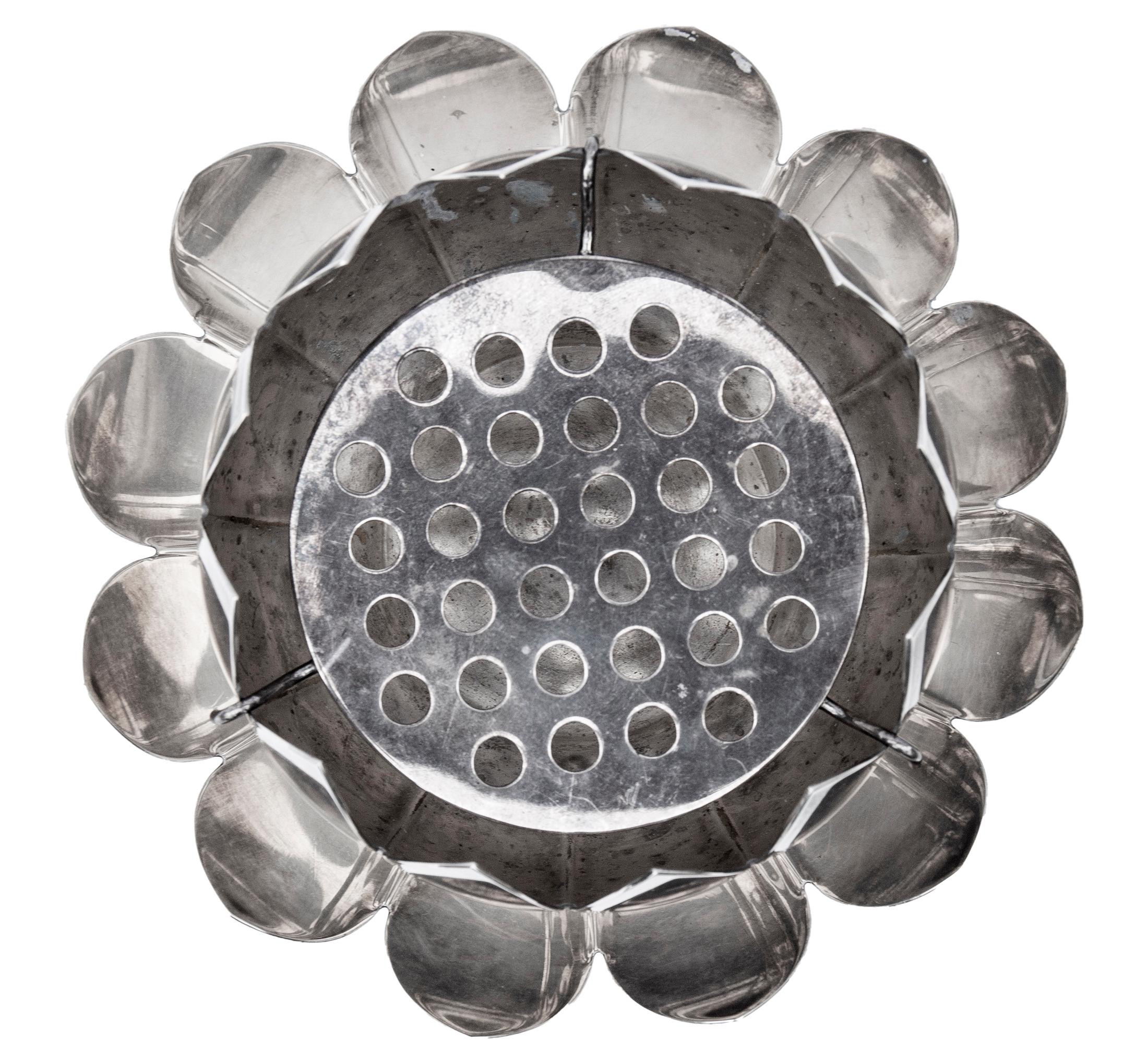 Reed & Barton Silver Lotus Flower Bowl 1