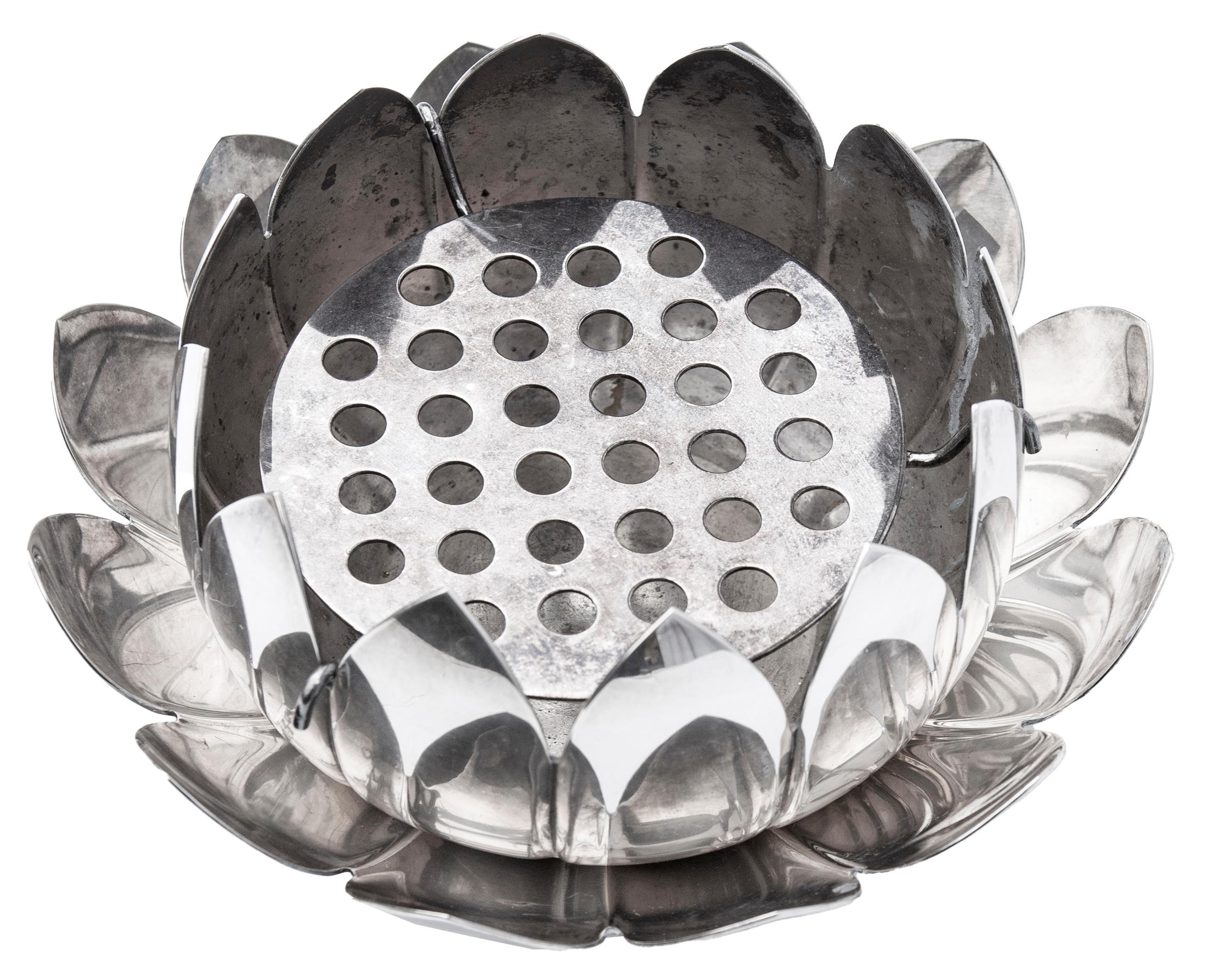 Reed & Barton Silver Lotus Flower Bowl 2