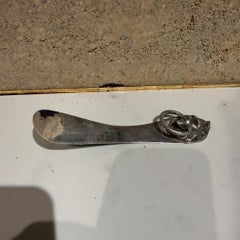 Reed & Barton Silver Plate Shoe Horn Mid Century Modern Patinated