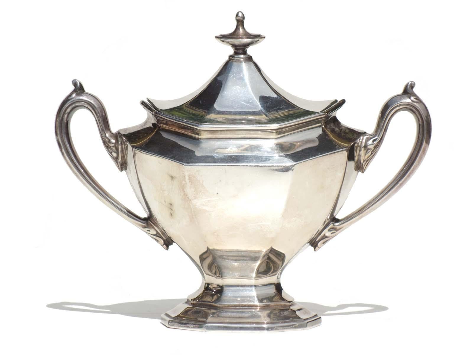 Servizio da tè e caffè in argento di Reed & Barton In condizioni ottime in vendita a Brescia, IT