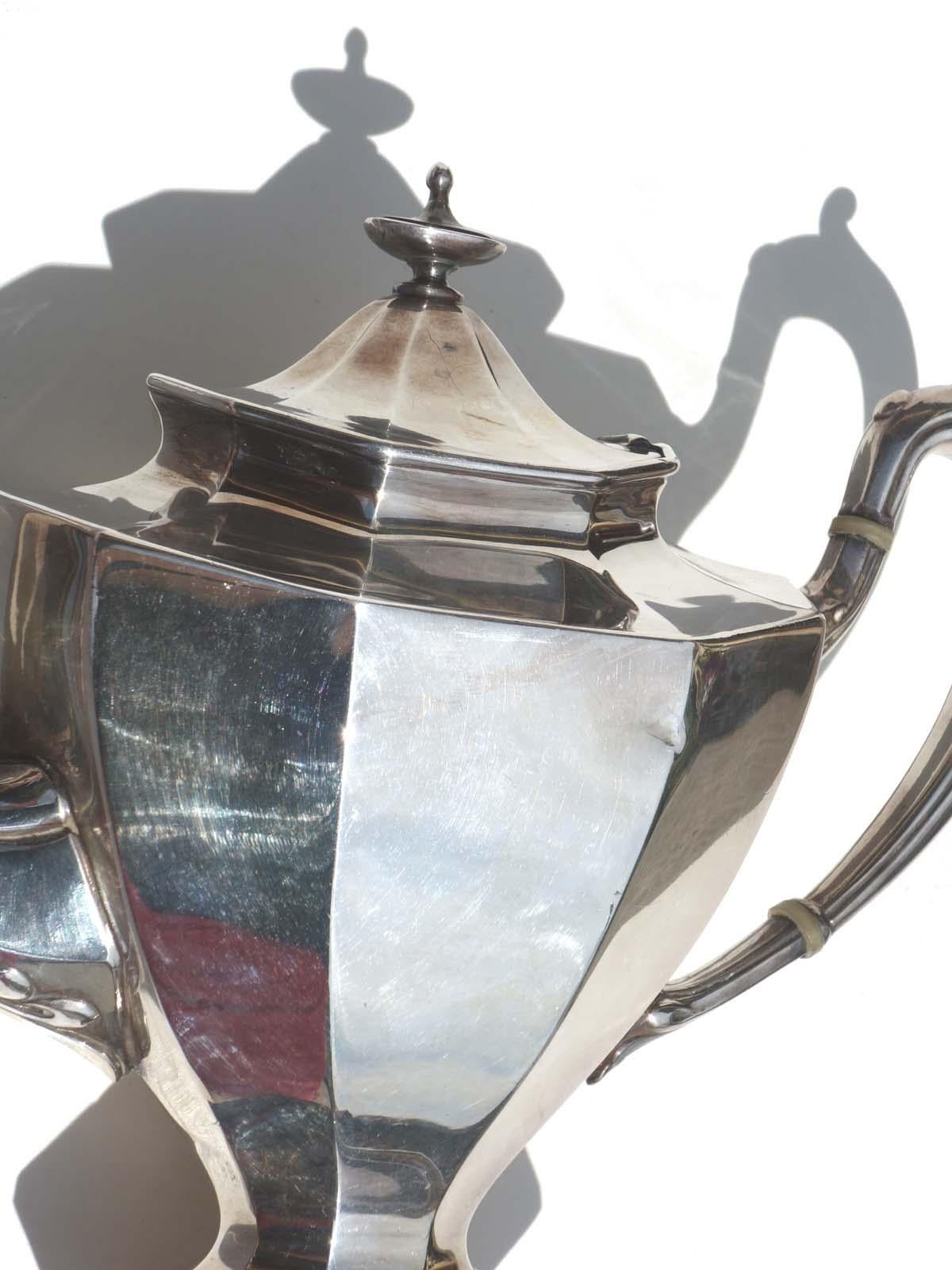 Servizio da tè e caffè in argento di Reed & Barton in vendita 1
