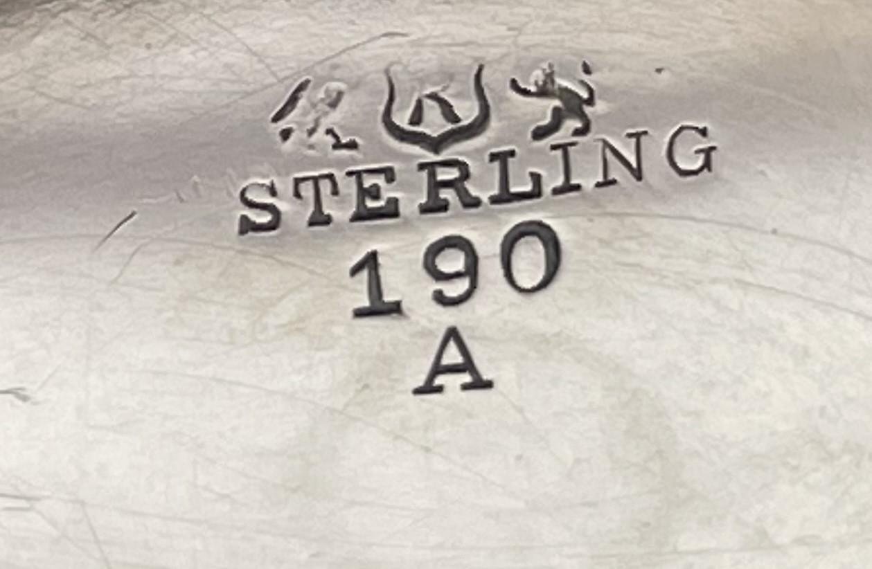 Bol panier en argent sterling Reed & Barton de style Art Nouveau Début du 20e siècle en vente 2