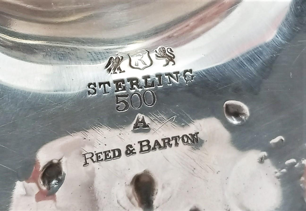 Reed & Barton Sterling Silver Compote in Art Nouveau Style Les Cinq Fleurs 5