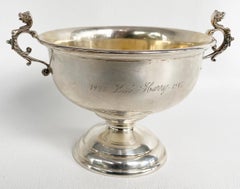 Reed & Barton Sterling Silver Engraved Anniversary Cup Trophy