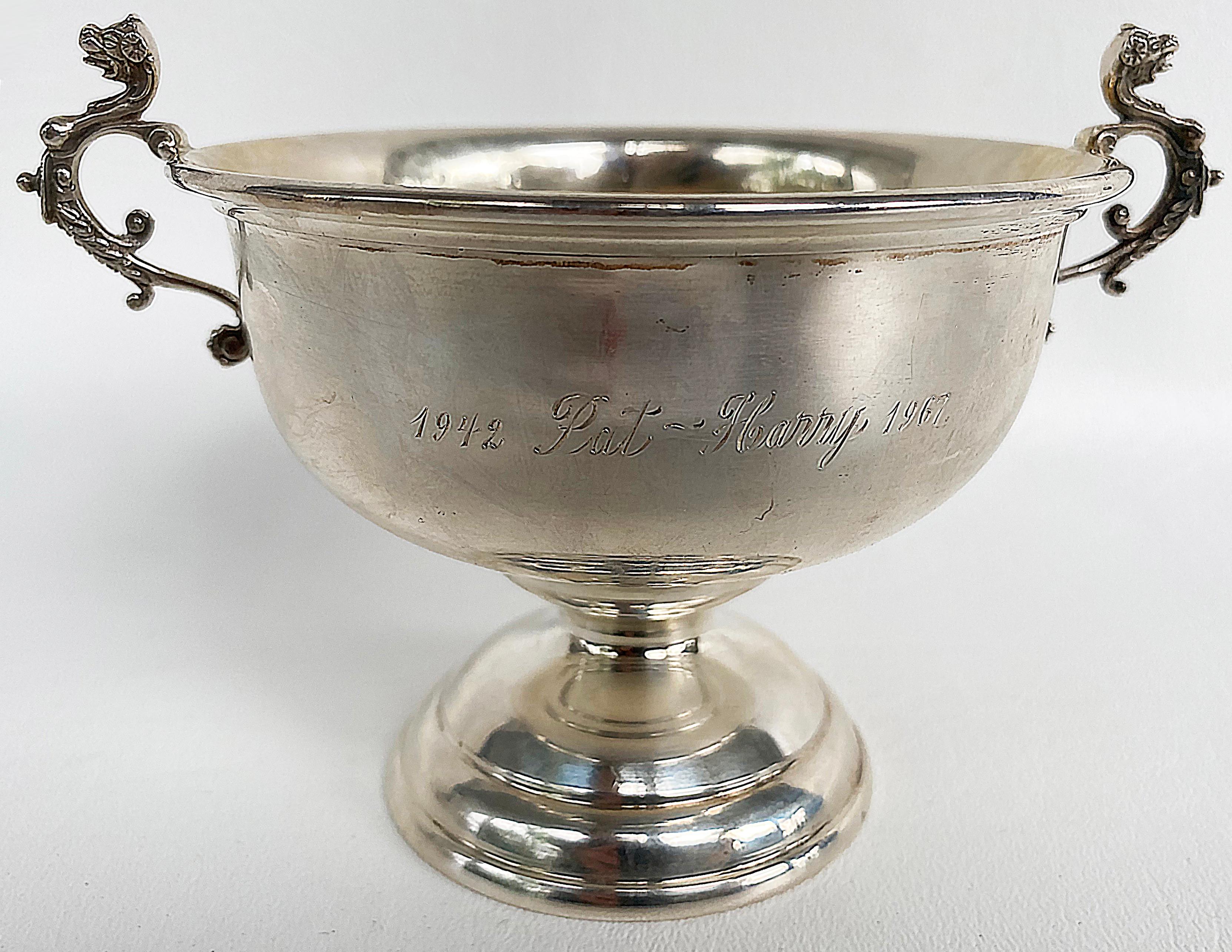 Reed & Barton Sterling Silver Engraved Anniversary Cup Trophy 2