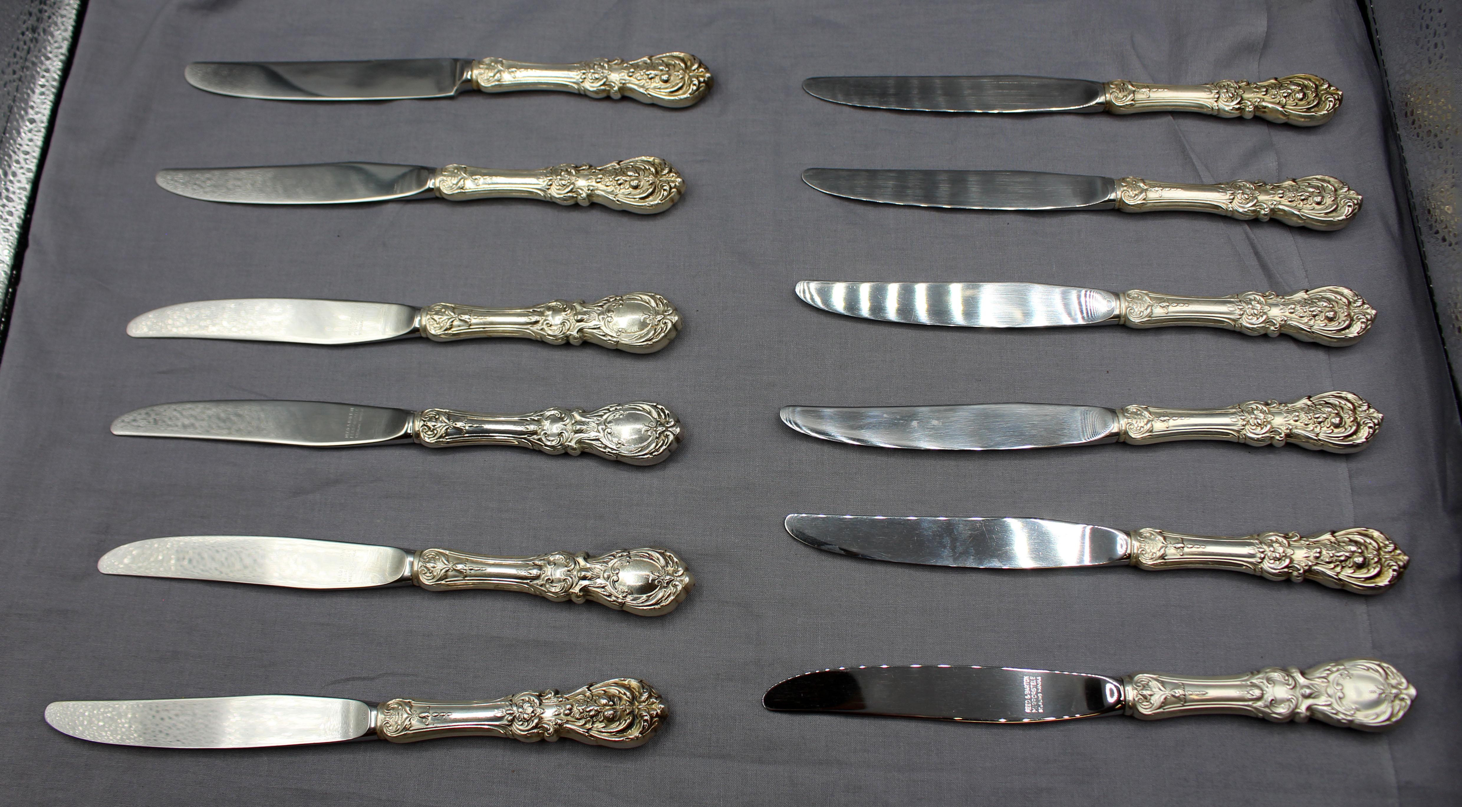 Reed & Barton Sterling Silver Flatware Service for 12 5