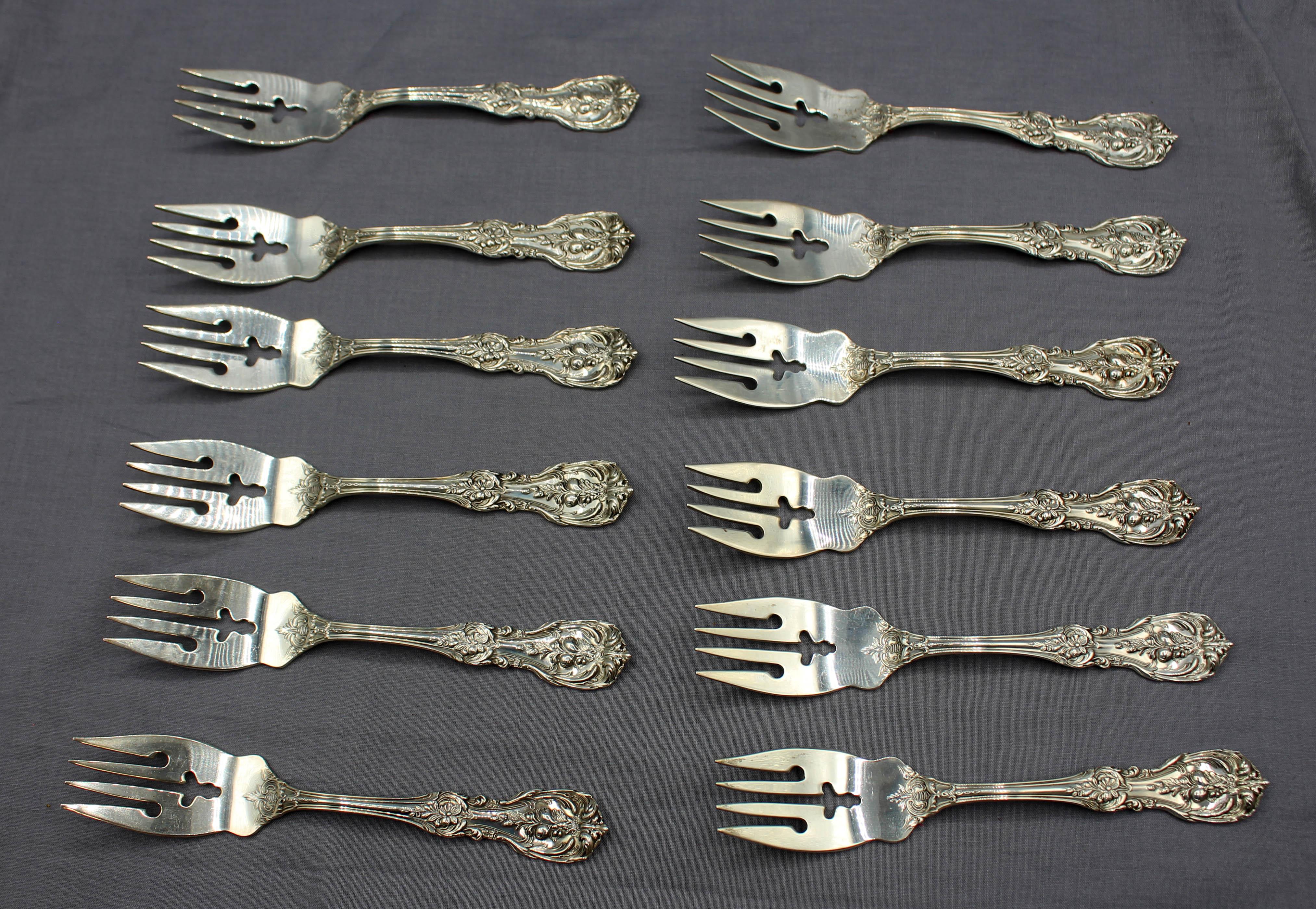 Reed & Barton Sterling Silver Flatware Service for 12 6