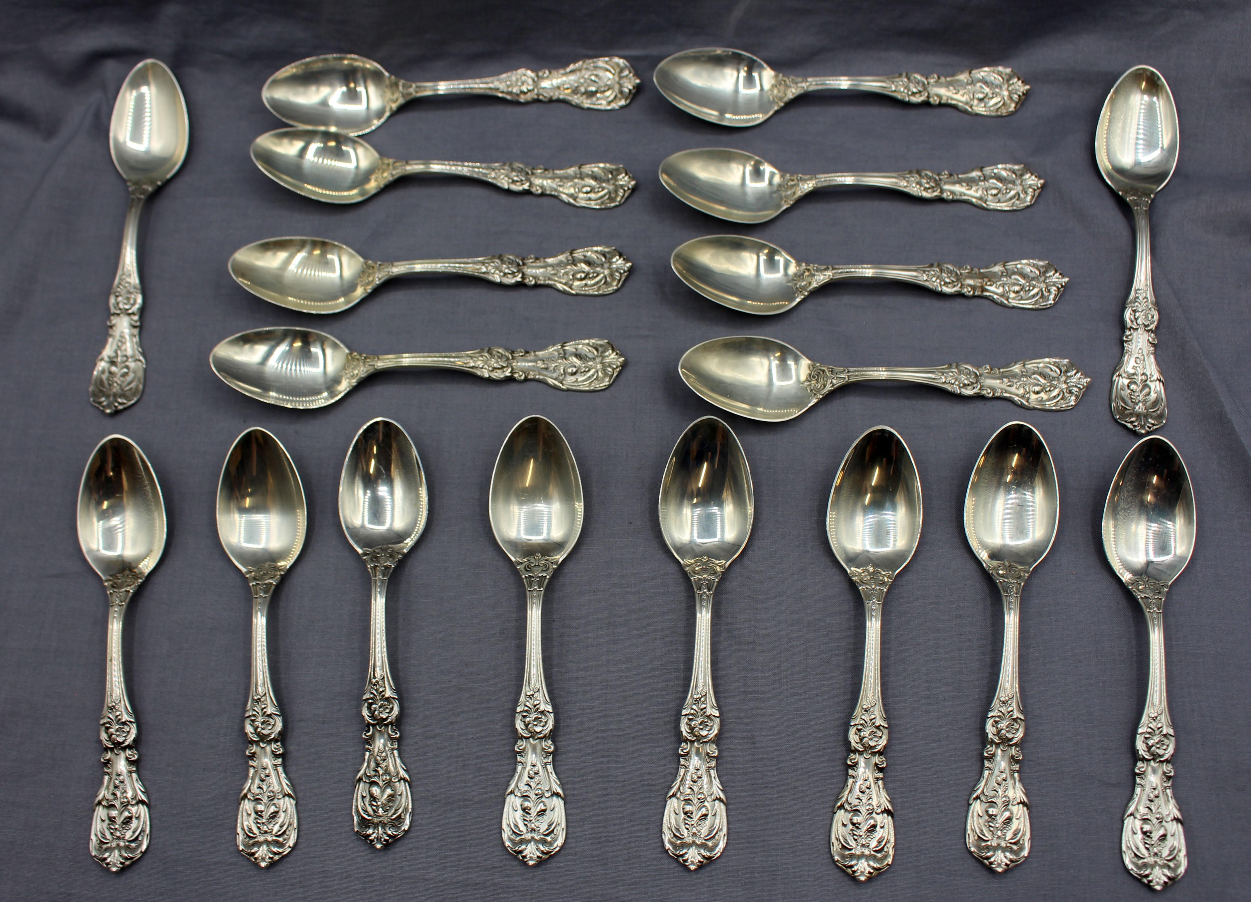 Reed & Barton Sterling Silver Flatware Service for 12 8