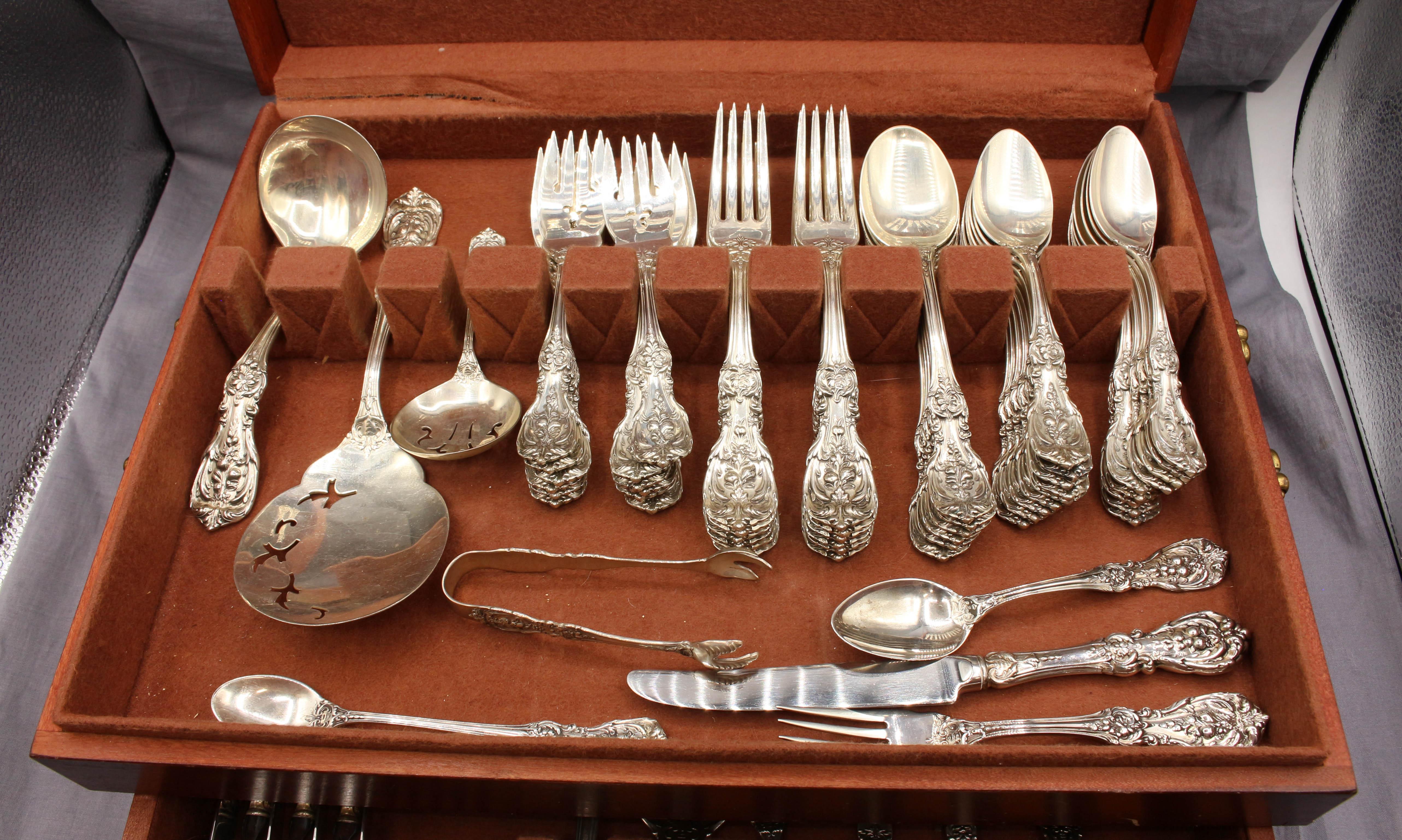 Other Reed & Barton Sterling Silver Flatware Service for 12