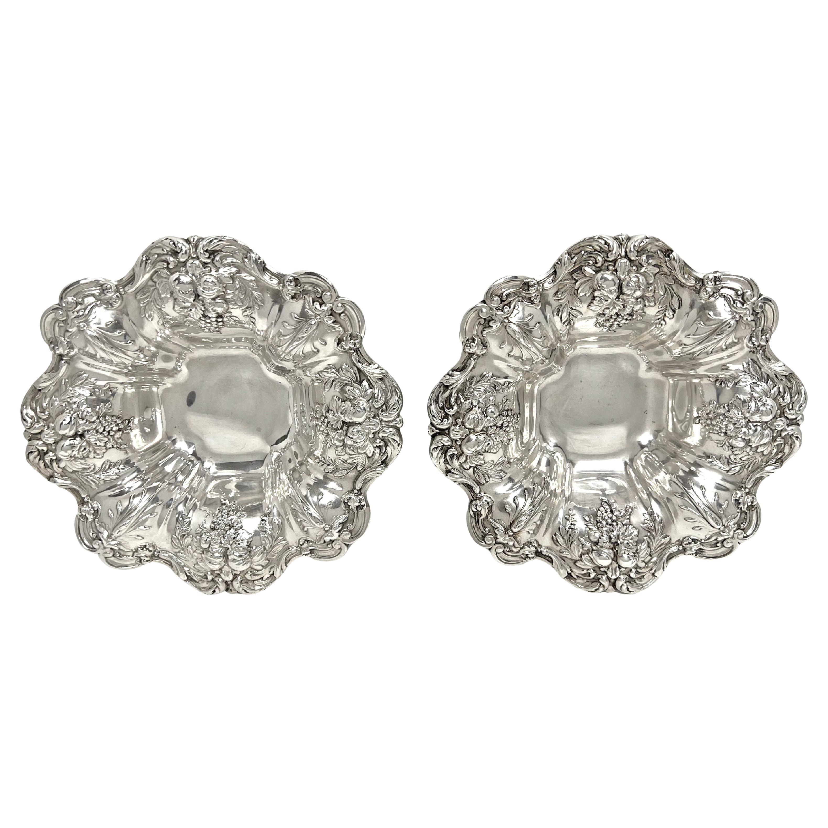 Reed 
Barton Sterling Silver Francis I Bon Bon Dish X569