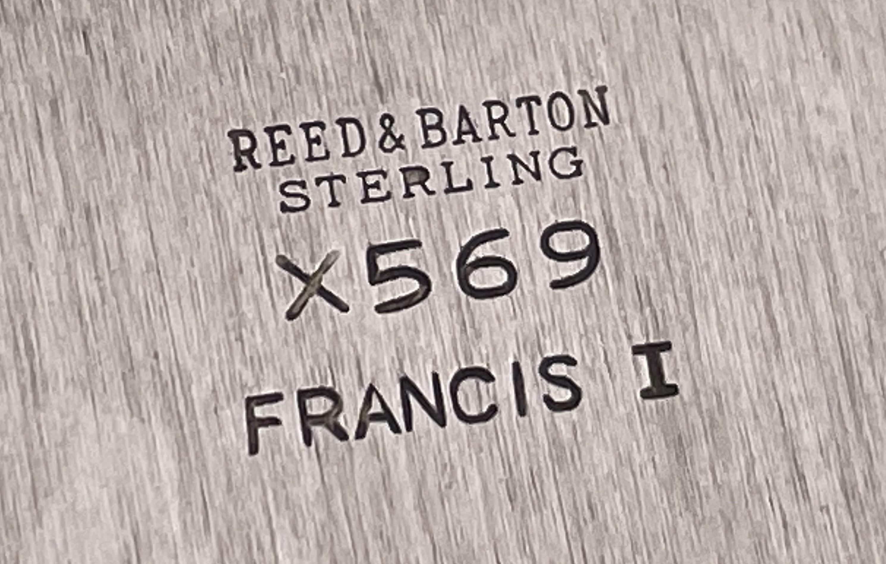 Argent Bol Francis I en argent sterling Reed & Barton X569 de style Art Nouveau en vente