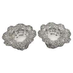 Reed & Barton Pair of Sterling Silver Francis I Compotes X598
