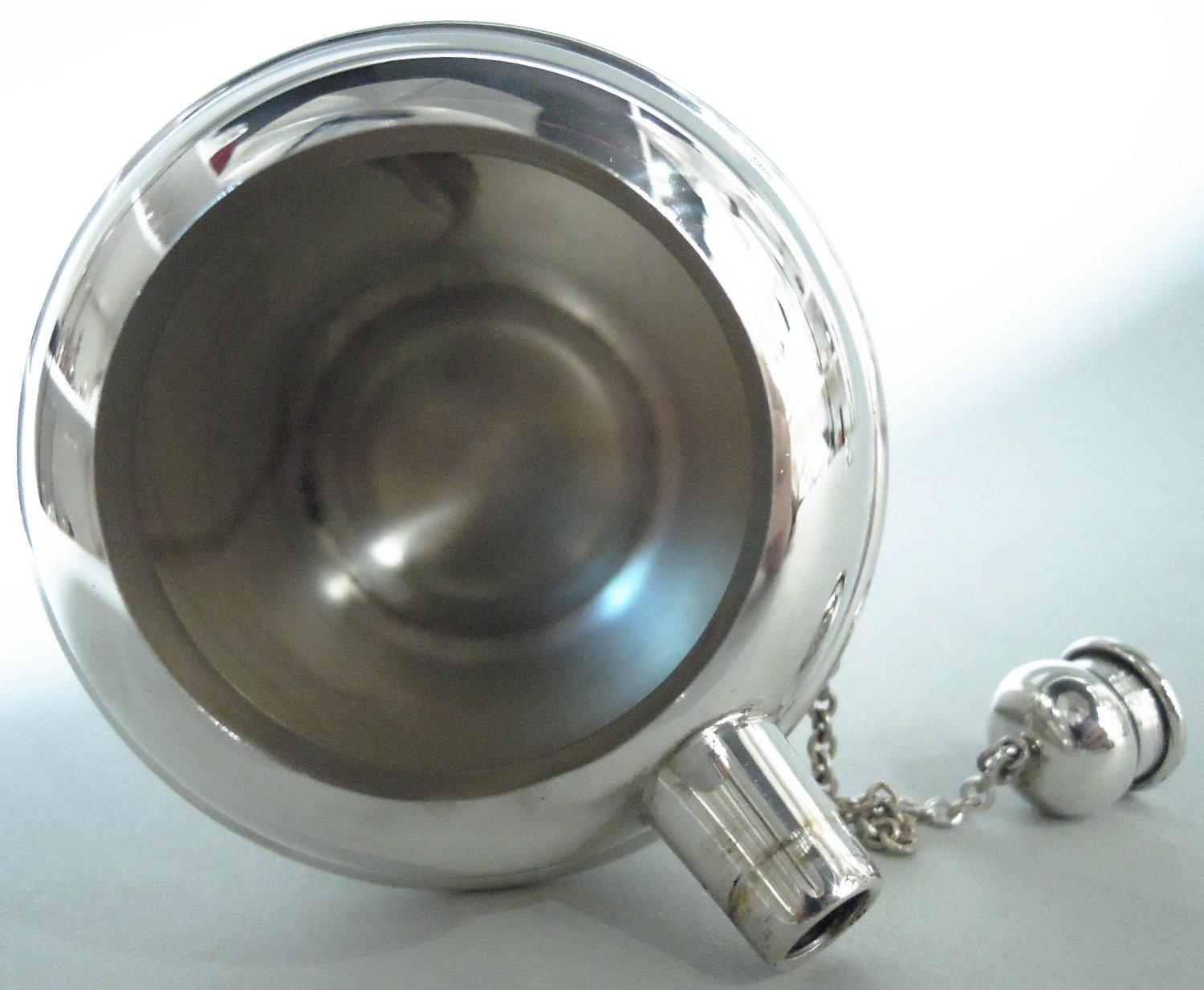 Reed & Barton Sterling Silver Home Alone Mini Martini Solo Shaker, 1951 1