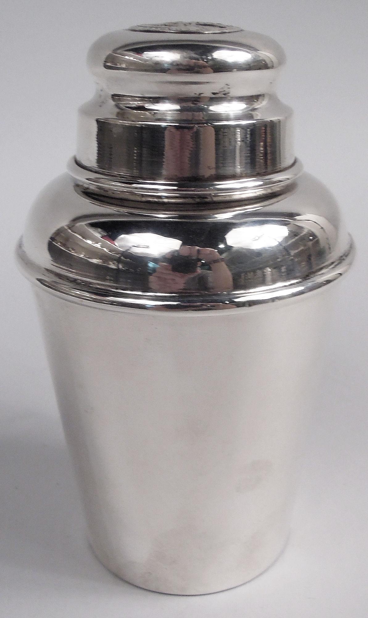 Americano Reed & Barton Sterling Silver Home Alone Mini Martini Solo Shaker in vendita