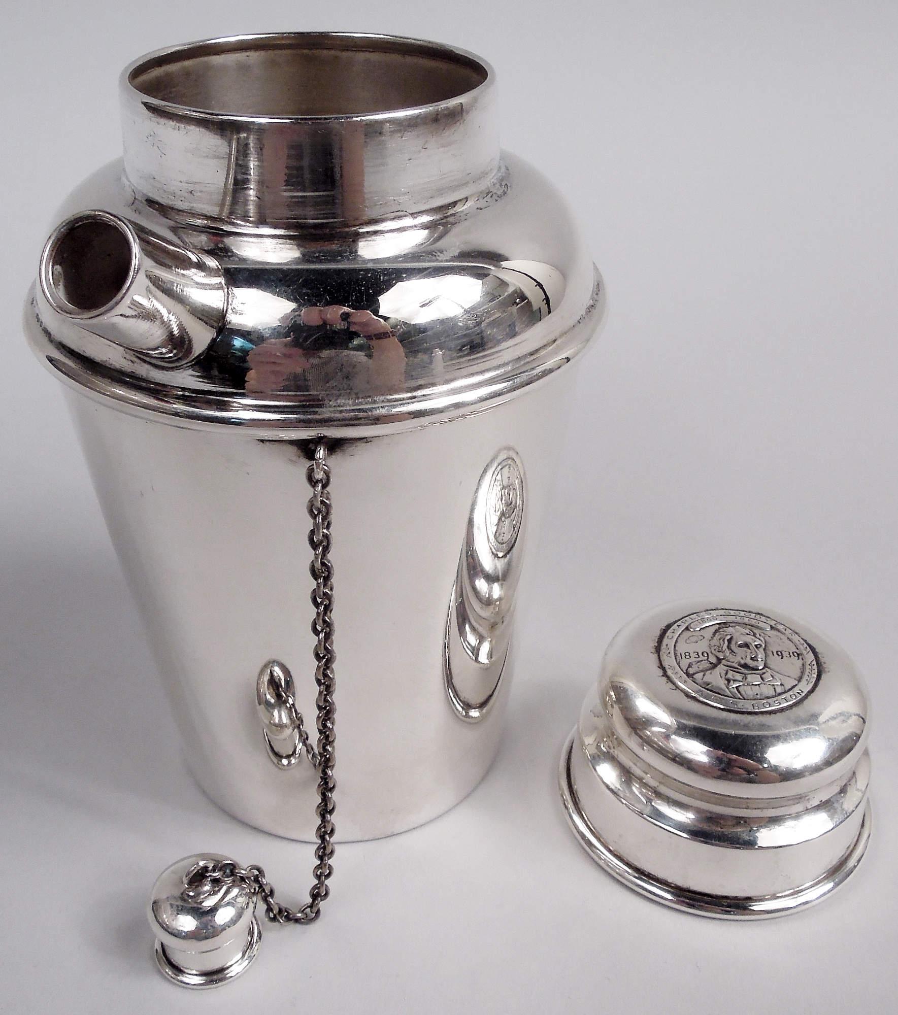 XX secolo Reed & Barton Sterling Silver Home Alone Mini Martini Solo Shaker in vendita
