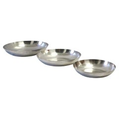 Reed & Barton Sterling Silver Plate Serving Bowls, Set of 3