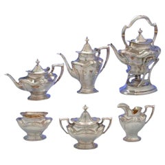 Reed & Barton Sterling Silver Teaset HEPPLEWHITE 1907 6 Piece