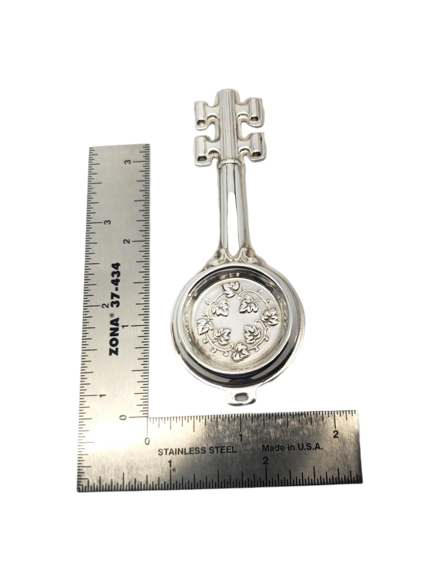Ciondolo a forma di chiave di assaggiatore di vino Reed & Barton in argento sterling, circa 1880 #20560 in vendita 4