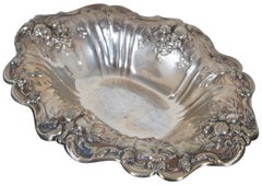 Reed & Barton Sterling Silver X566F Francis I Footed Serving Dish Bowl 680g
