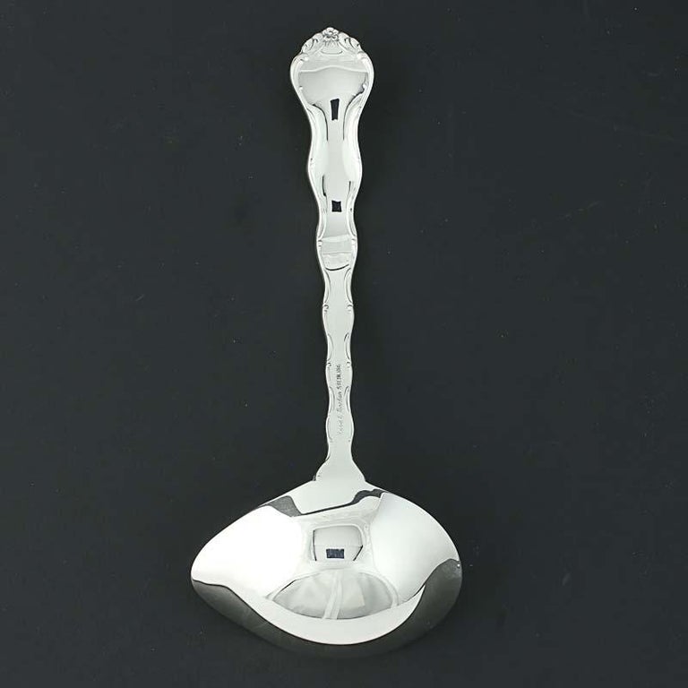 Reed and Barton Tara Set of 2 Gravy Ladles 1955 Sterling Silver Serving