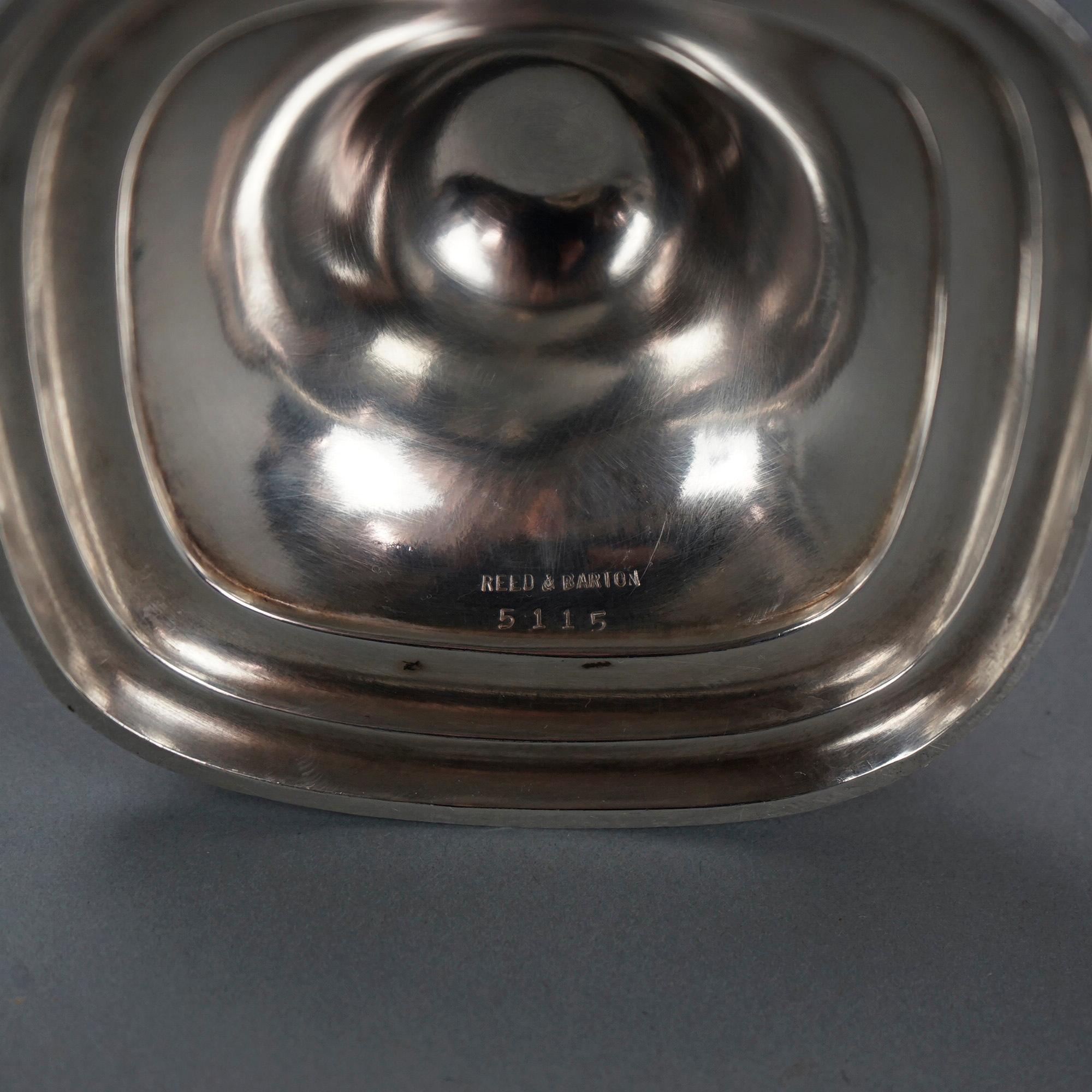 Reed & Barton Three-Light Silver Plate Candelabra, Golf Tournament Award, c1950 For Sale 8
